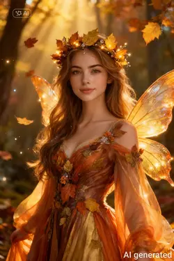 Autumn fairy queen