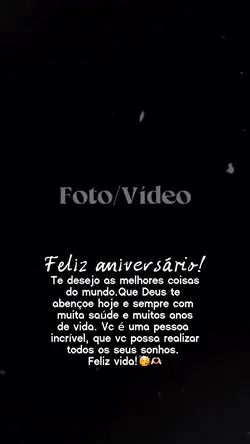 FELIZ ANIVERSÁRIO!