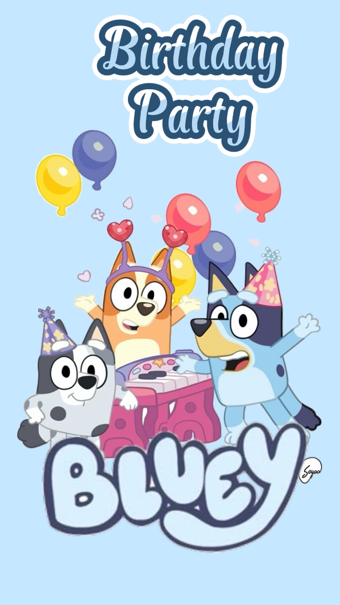 bluey theme birthday