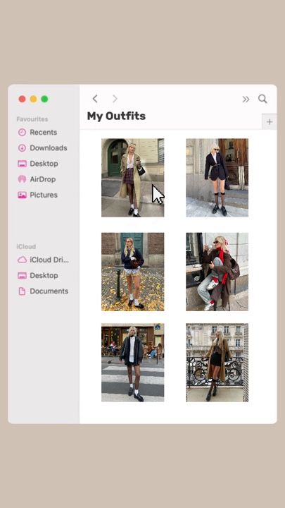 folder outfits