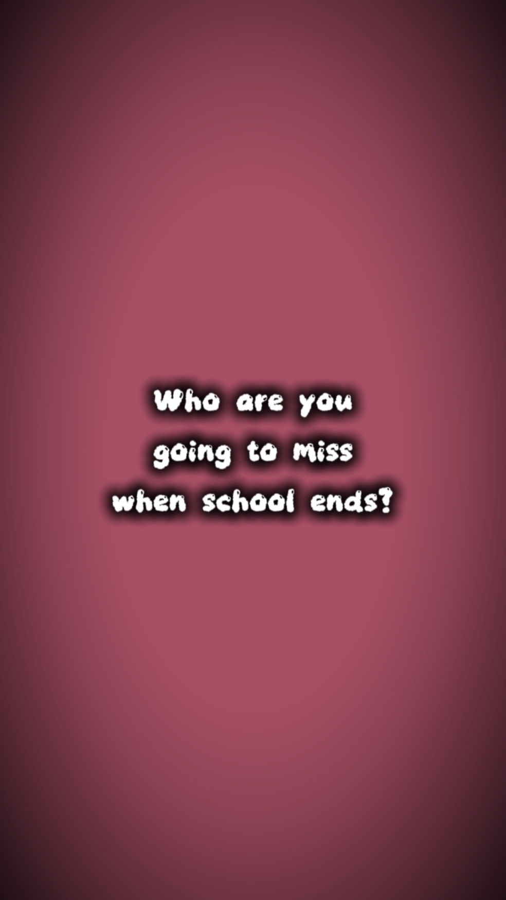 u gonna miss wh0?