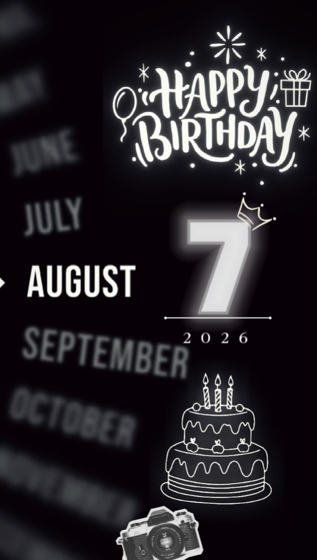CUMPLEAÑOS BESTIE 7 DE AGOSTO