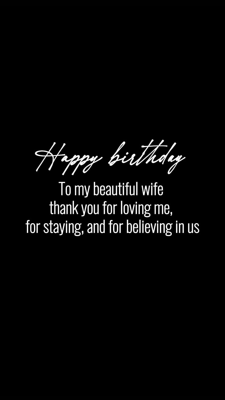 HBD MY WIFE