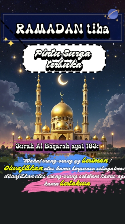 Ramadhan tiba...
