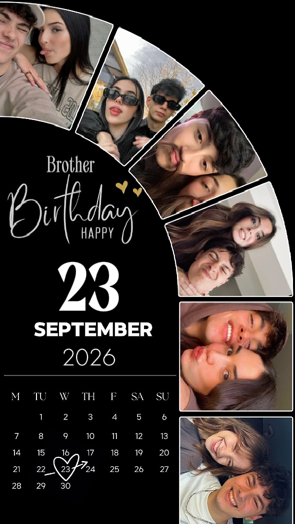 Aniversário irmão 23 Sep