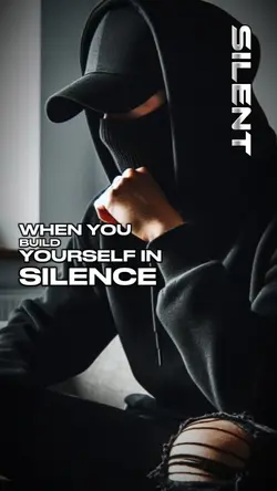 in silence