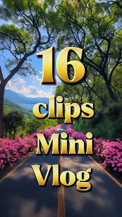 16 clip mini vlog