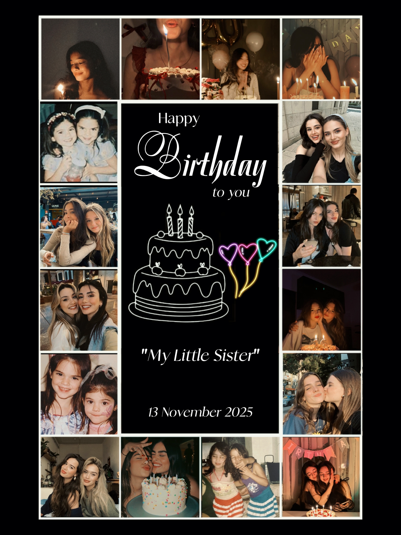 HBD Minha Irmãzinha