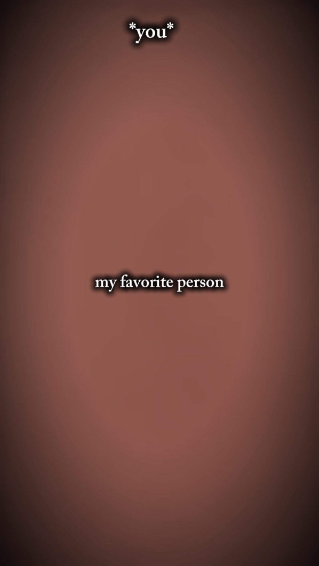 ma personne préférée