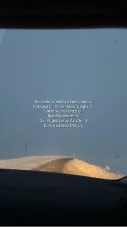 Burası sadece Dünya 