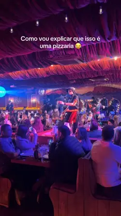 Dança na pizzaria