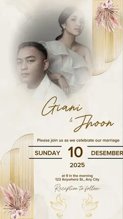 Wedding invitation 🖤