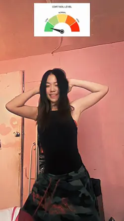 Cortisol level dance