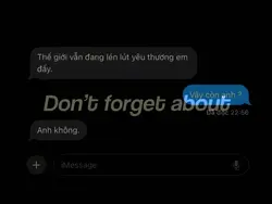 DONT FORGET ABOUT ME