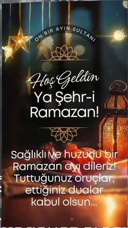 Hoşgeldin Ramazan