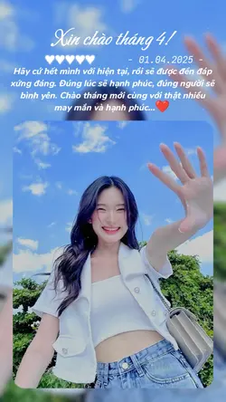 Xin chào tháng 4