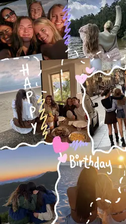 birthday collage ✨