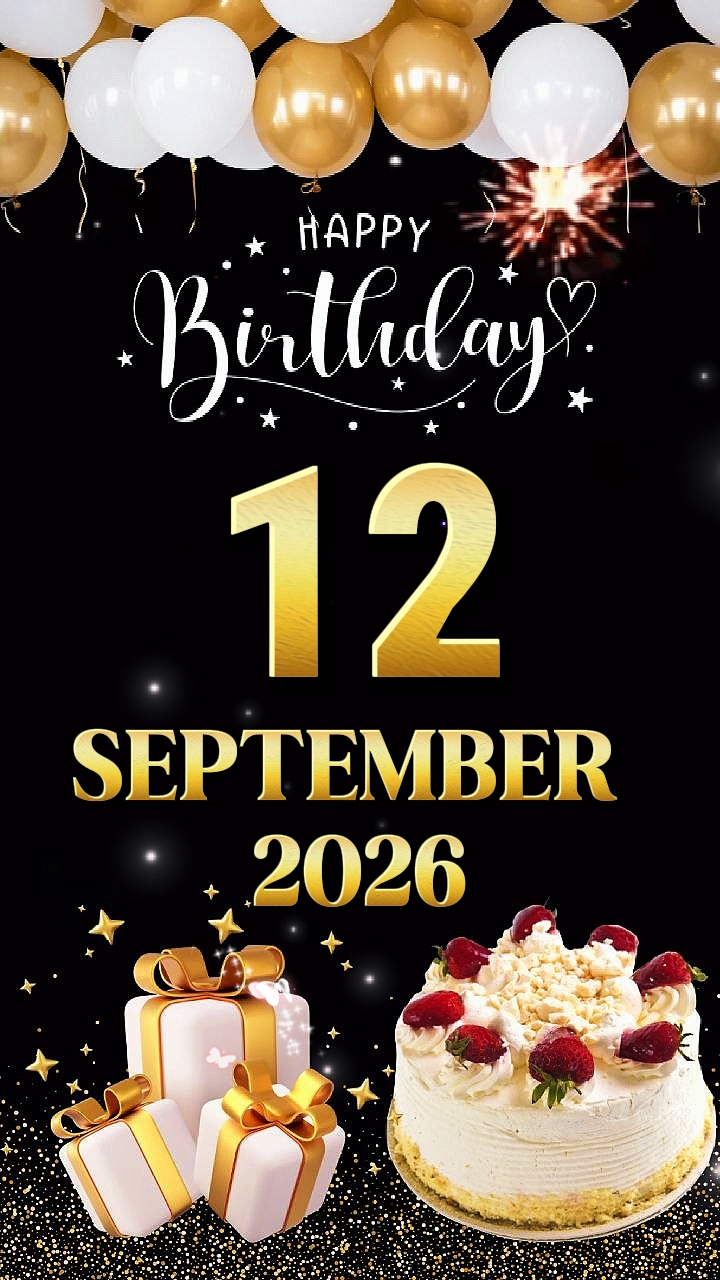 HBD 12 September2026