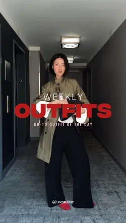 Weekly outfits