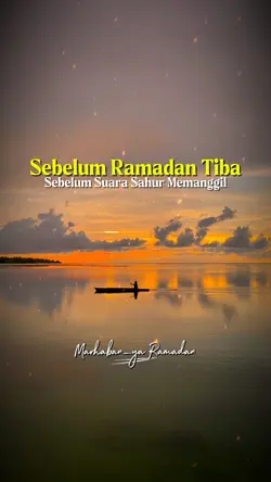 sebelum ramadan tiba