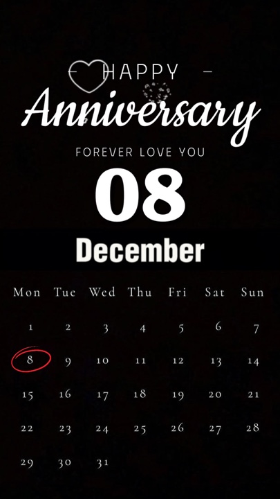 Anniv 08 Aralık 