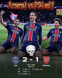 Arsenal vs PSG edit