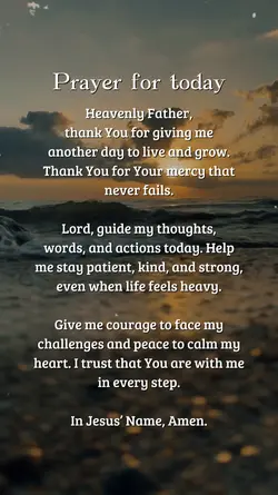 Today's prayer