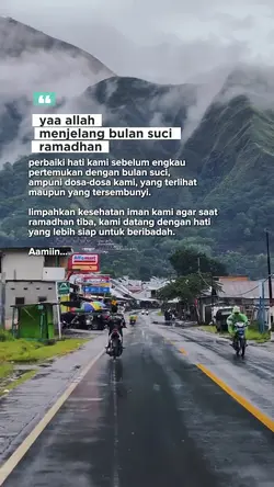 menjelang bulan suci