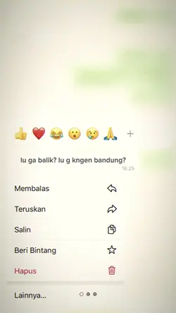 lu ga balik?