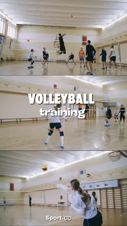 Volleyball training 