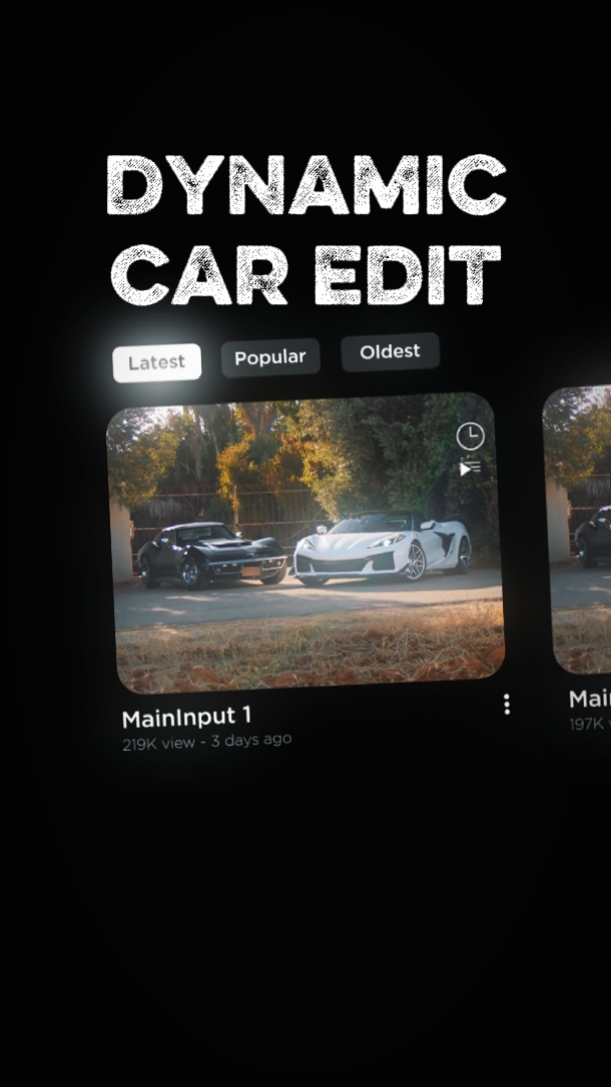 Modification de voiture dynamique
