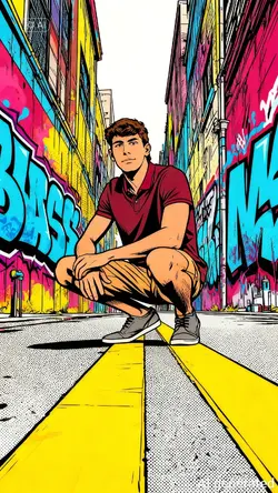 Graffiti comic trend