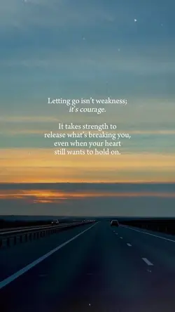 Letting go