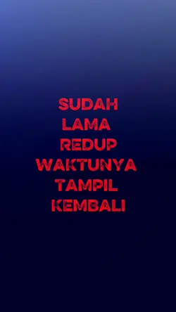 SUDAH LAMA REDUP 