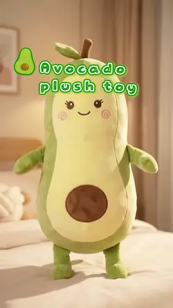Avocado plush toy