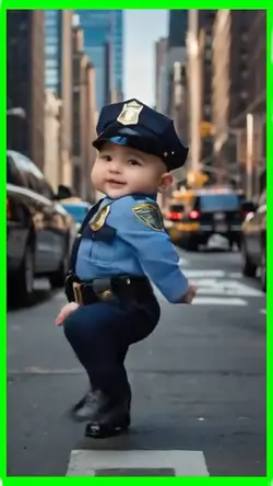 baby police dance