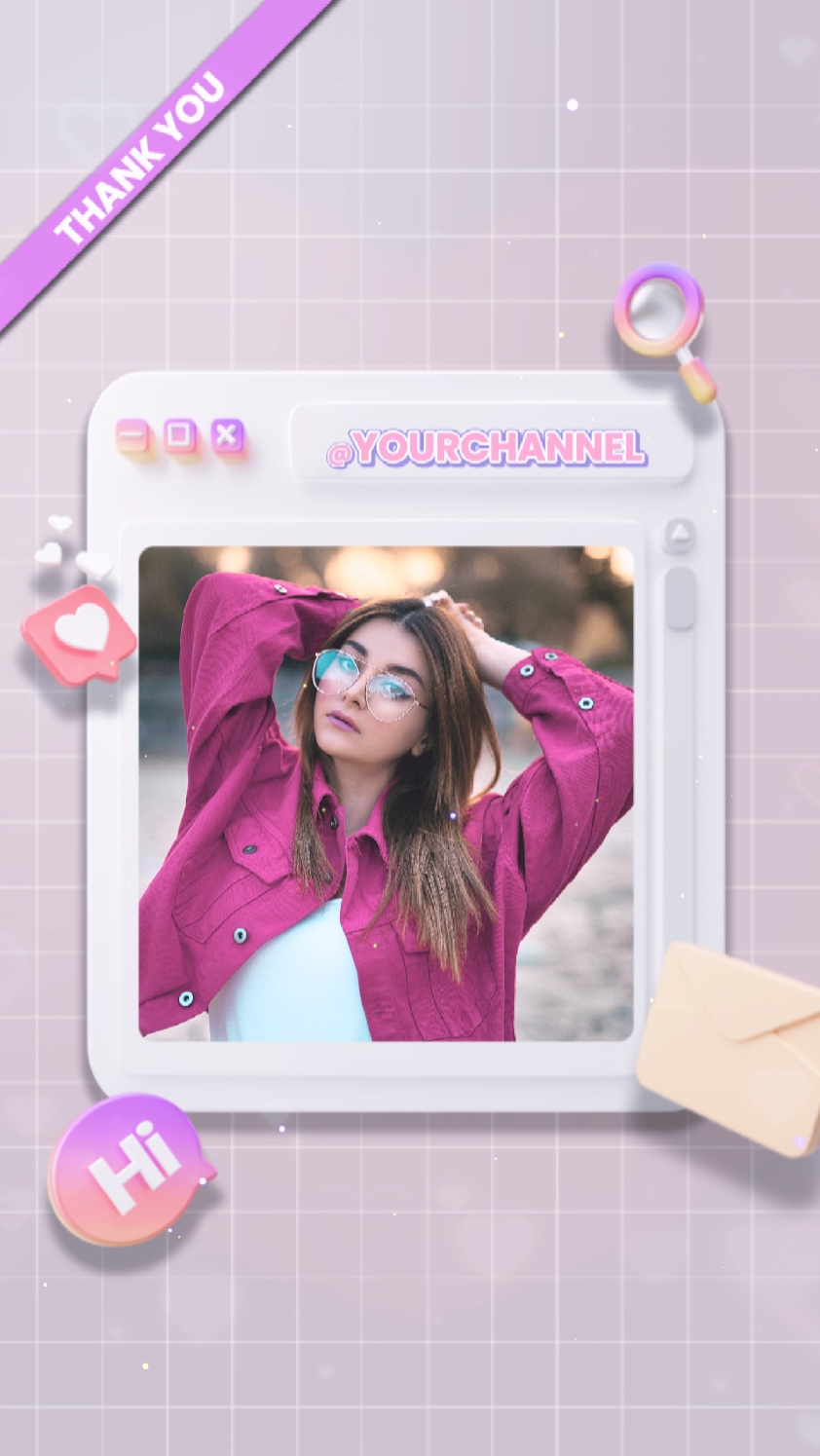 100K Followers Celebration Template, TikTok Style.