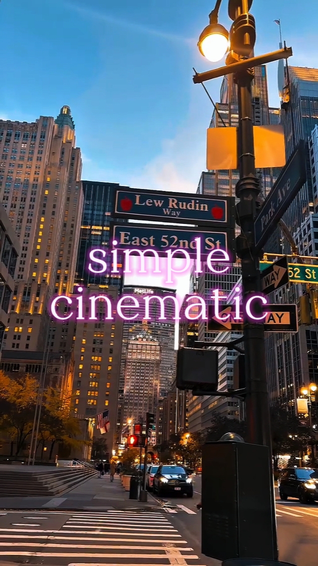 simple cinematic 