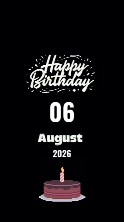 Feliz aniversário para você