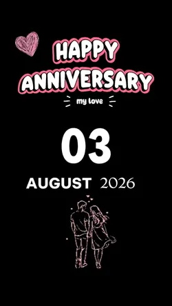Happy anniv love