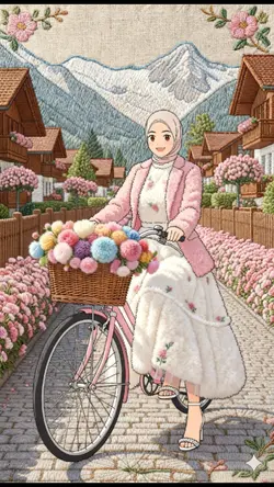 fluffy embroidery