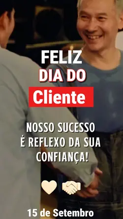 FELIZ DIA DO CLIENTE