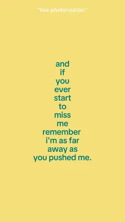 andifyoueverstartto
