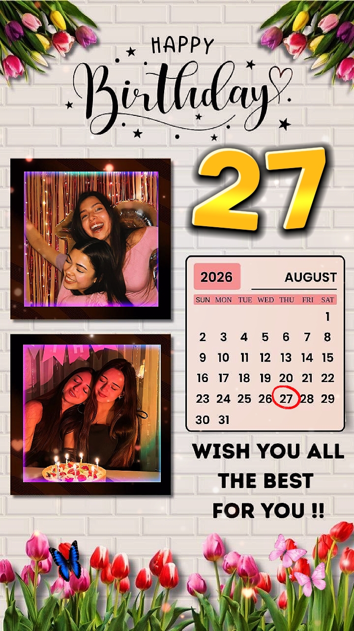 HBD 27 août 2026