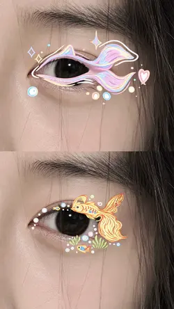 Trend vẽ mắt cá