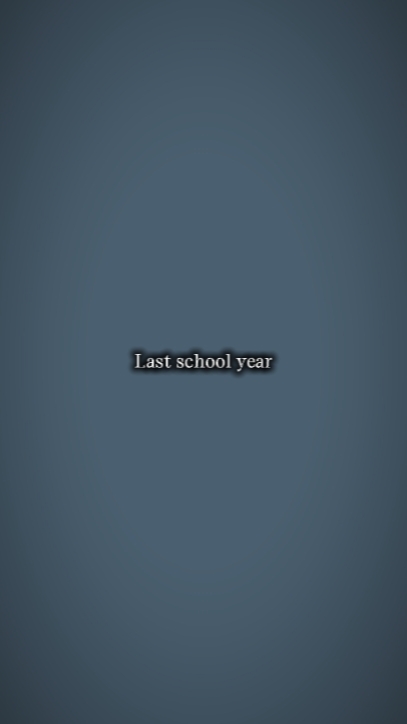 Dernière année scolaire 