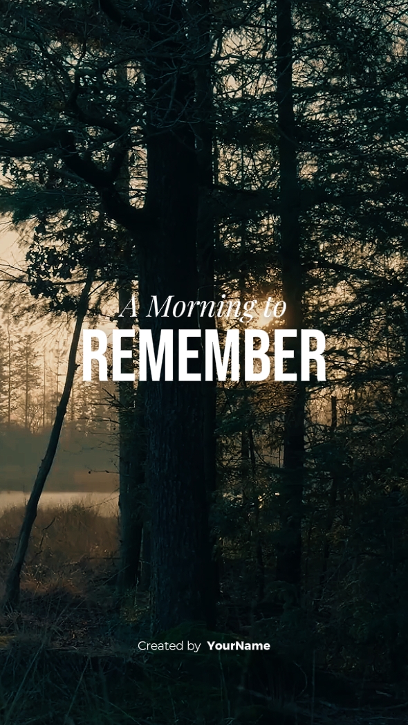 A Morning to Remembe