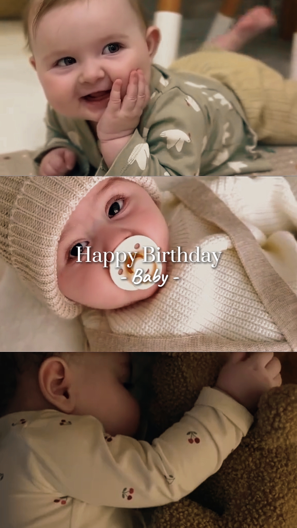 Joyeux anniversaire bébé