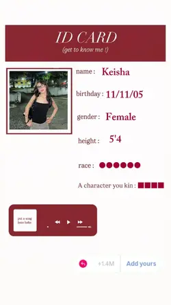 gettoknow me ID CARD