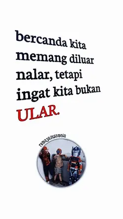 bercanda kita emng 